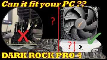 3 Things to check before buying Be Quiet Dark Rock Pro 4 | Air Cooler | Dimensions