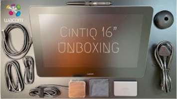 Wacom Cintiq 16'' Unboxing