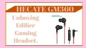 Unboxing Edifier GM360 Headset for gaming Best gaming headset