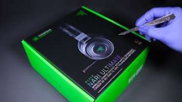 Razer Nari Ultimate Gaming Headphones Unboxing - ASMR