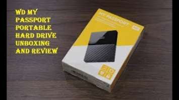 WD My Passport Portable Hard Drive Unboxing and Review