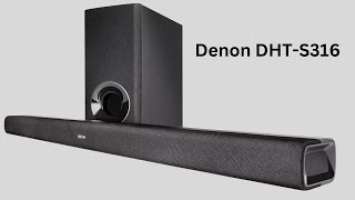 denon dht-s316 soundbar with subwoofer review