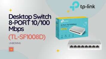 TP-LINK Desktop Switch Hub | 8 Port TL-SF1008D 10/100Mbps - Unboxing Indonesia