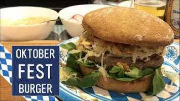 Oktoberfest Burger im Tefal OptiGrill Elite (GC750D)