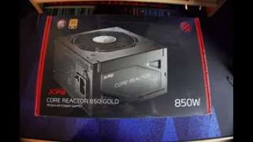 XPG Core Reactor 850Watts, Fully Modular Powers Supply Unboxing