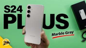 Samsung Galaxy S24 Plus (Marble Gray) - Unboxing & First Review!