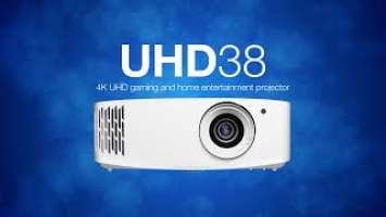 Optoma UHD38 - 4K UHD gaming and home entertainment projector