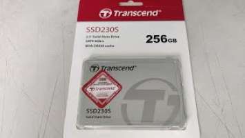 Transcend SSD 230S 2.5 inch Solid State Drive unboxing & installation.