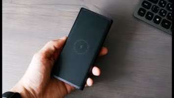 Новый Power Bank от Xiaomi (PLM11ZM) с беспроводной зарядкой Qi