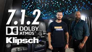 7.1.2 Klipsch Atmos Home Theatre |Digital Cinema| Denon AVC-X3700H | Star Ceiling | Epson EH-TW9400