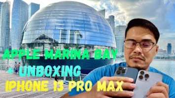 Unboxing Iphone 13 Pro Max + Apple Store Marina Bay Sands Quick Tour