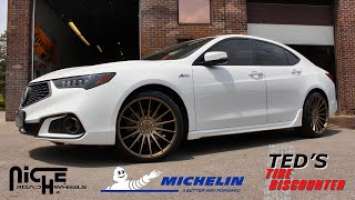 Niche Form wheels installed with Michelin Pilot Sport 4 S on an Acura TLX SH-AWD