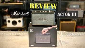 รีวิว แกะกล่อง Marshall Acton 3 และ เปรียบเทียบเสียง กับ Acton 2 (Review Unbox Marshall Acton 3)