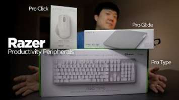 Razer Productivity Peripherals Unboxing & First Impressions - Pro Type, Pro Click, and Pro Glide