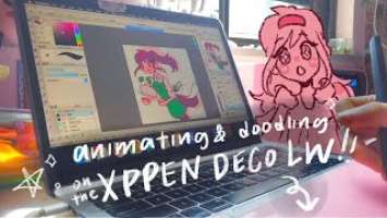  Animating and doodling on the XPPEN DECO LW (review + giveaway!)