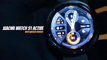 Sporty smartwatch with Xiaomi Watch S1 Active [Amoled Display]