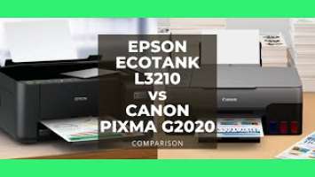 Perbandingan Epson EcoTank L3210 vs Canon PIXMA G2020 | Specs Comparison  Epson L3210 vs Canon G2020