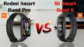 Xiaomi Redmi Smart Band Pro vs Mi Smart Band 6 Comparison