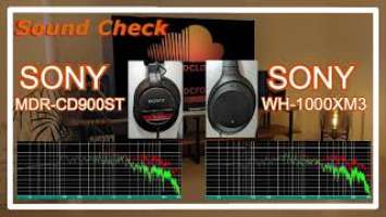 SONY MDR-CD900ST vs SONY WH-1000XM3 [Headphones Sound Comparison ヘッドホン音比較]