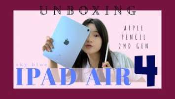 IPAD AIR 4 2020 in Malaysia! | Apple Pencil 2nd Gen | Unboxing Video #ipadair4 #applepencil2ndgen