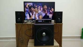 Gene Edifier S350DB 2.1 Speaker Female Vocal Test (Jane Zhang - All Of Me)