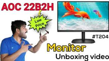 AOC 22B2H Monitor |Gaming Monitor low price Hindi| Best gaming and editing monitor | how to build PC