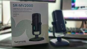 MELHOR MICROFONE USB MINIMALISTA (Saramonic SR - MV2000)