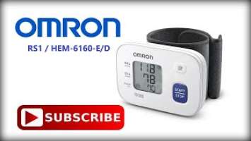 Omron RS1 HEM-6160-E | Automatic Wrist Blood Pressure Monitor | For Self-Measurement And Home Use