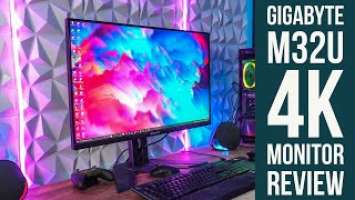 Gigabyte M32U 4K Monitor Review - My New Favorite Monitor! (Short Version)