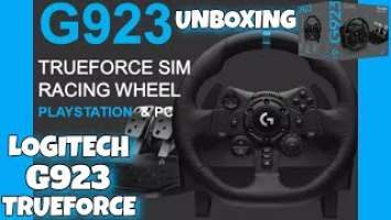 Logitech G923 Trueforce Unboxing - Sim Racing Wheel For PS4, PS5, PC