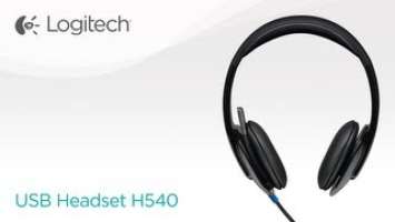 Stereo USB Headset with Microphone & On-Ear Controls H540 - Logitech