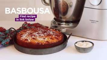 Basbousa made with Titanium Chef Baker XL