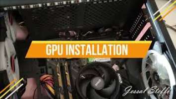 PALIT STORMX GEFORCE GTX 1050ti INSTALLATION