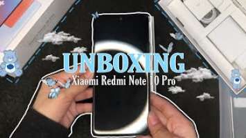 Redmi Note 10 Pro Aesthetic Unboxing  + Set Up | Glacier Blue