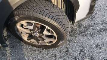 Up close and personal look at the Continental VikingContact 7 tire, on my Subaru Crosstrek.