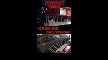 Epic Stranger Things  Korg Kronos + Yamaha Montage Cover Layered Together