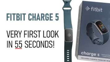 Fitbit Charge 5 Very First Look from Unboxing - In 55 Seconds! | What's In The Box #shorts