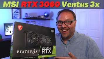 MSI GeForce RTX 3060 Ventus 3x Graphics Card Unboxing & Heaven Benchmark