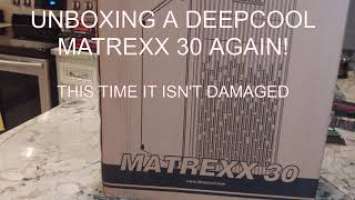 Unboxing DeepCool Matrexx 30 Again Mini Tower, Overview of features, how to open, largest GPU