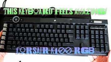 This keyboard feels amazing!! | Corsair K100 RGB | Unboxing