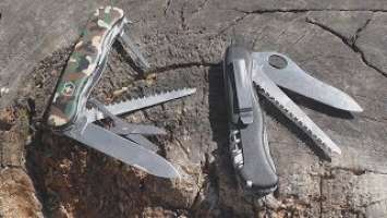 Нож Victorinox Outrider - обзор, замена накладок, про ригельный замок, чехлы