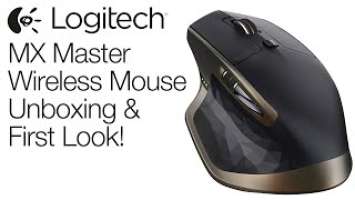 Logitech MX Master Wireless Mouse Unboxing & First Look!