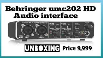 Behringer Audio interface | umc 202 HD | unboxing