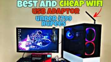 Best and affordable Wifi usb Adaptor under 799 rupees unboxing and speed test | mercusys ac650 mu6h