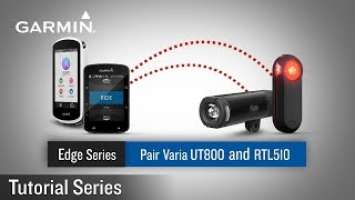 Tutorial - Edge Series: Pair Varia UT800 and RTL510