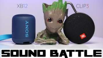 JBL Clip 3 vs Sony XB12: Sound Battle