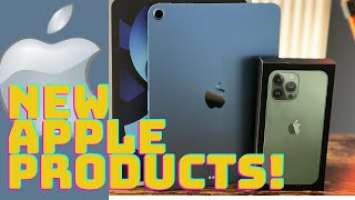 Apple iPhone 13 Pro Max & M1 iPad Air - New product unboxing