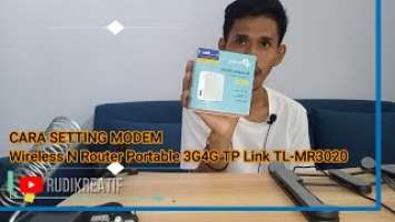 Cara setting modem Wirless N Router Portable 3G/4G TP LINK TL-MR3020 Versi terbaru 2022