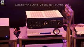 Sample Test - Denon PMA 1700NE - Digital Coax vs Analog input