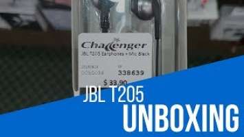 JBL T205 Unboxing